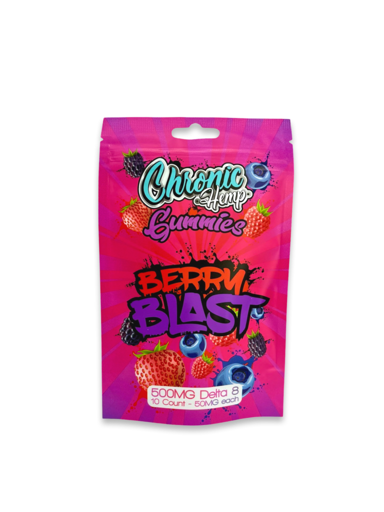 500mg Delta 8 Gummies – Berry Blast